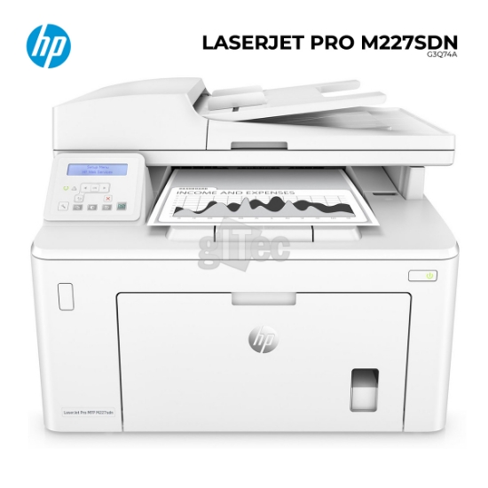 Picture of Multifunctional PRINTER HP LASERJET PRO M227SDN G3Q74A
