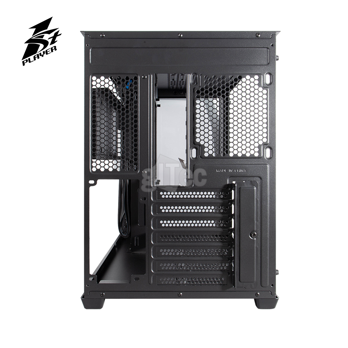 gITec Online Shop -1STPLAYER MEGAVIEW MV7 MV7-BK BLACK Midi-Tower