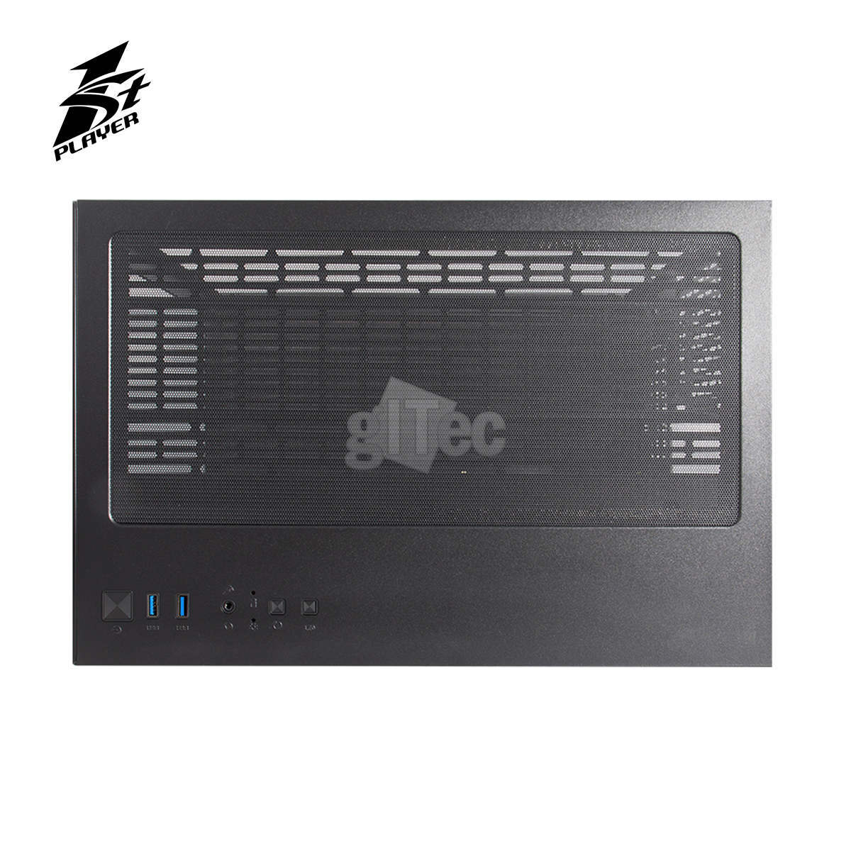 gITec Online Shop -1STPLAYER MEGAVIEW MV7 MV7-BK BLACK Midi-Tower