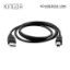 სურათი პრინტერის კაბელი KINGDA KDUSB2002-1.8M 1.8M BLACK USB A to USB B
