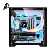 Picture of Case 1STPLAYER MV5 MV5-BK Black Mini-Tower Gaming Case