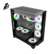 სურათი ქეისი 1STPLAYER MIKU Mi8 Mi8-BK Midi Tower Black 