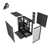 სურათი ქეისი 1STPLAYER MIKU Mi8 Mi8-BK Midi Tower Black 