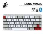 Picture of KEYBOARD 1STPLAYER LANG MK680 MK680W-YLPRO/SW RGB MECHANICAL GATERON YELLOW PRO SWITCHES