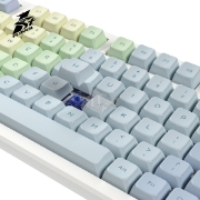Picture of KEYBOARD 1STPLAYER CLEAR Gi80 GI80-GT-SLPro/SW RGB MECHANICAL GATERON Silver PRO 2 SWITCHES