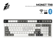 Picture of KEYBOARD 1STPLAYER MONET T98 ROMANCE RGB MECHANICAL GATERON Silver PRO 2.0 SWITCHES