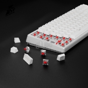 Picture of KEYBOARD 1STPLAYER GASKET GA87 RGB-WH-RED/SW Monochrome Mixed Light RGB MECHANICAL RED SWITCHES