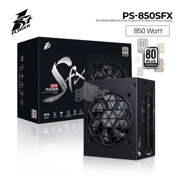 Picture of POWER SUPPLY 1STPLAYER PS-850SFX SFX SERIES 850W 80Plus Gold