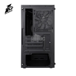 Picture of ქეისი 1STPLAYER D3-B D3-B-BK-2F1P-1F1 Midi Tower Black