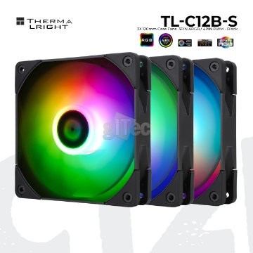 Show details for CASE FAN THERMALRIGHT TL-C12B-S A-RGB BLACK Picture of CASE FAN THERMALRIGHT TL-C12B-S A-RGB BLACK