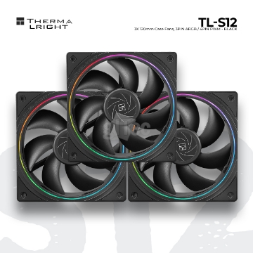 დეტალურის ჩვენება ქეისის ქულერი THERMALRIGHT TL-S12 A-RGB BLACK სურათი ქეისის ქულერი THERMALRIGHT TL-S12 A-RGB BLACK