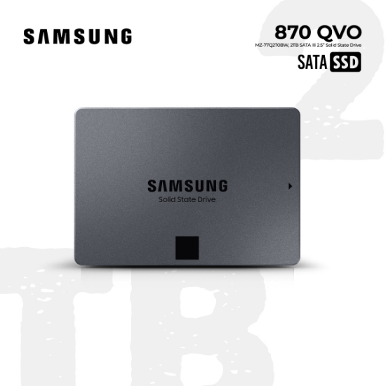 Picture of SSD SAMSUNG 870 QVO MZ-77Q2T0BW SATAIII 6GB/S