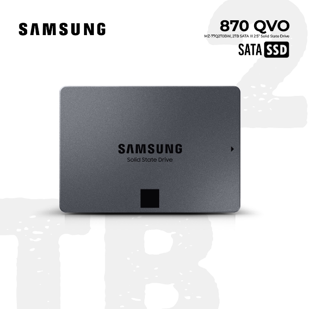 Picture of SSD SAMSUNG 870 QVO MZ-77Q2T0BW SATAIII 6GB/S