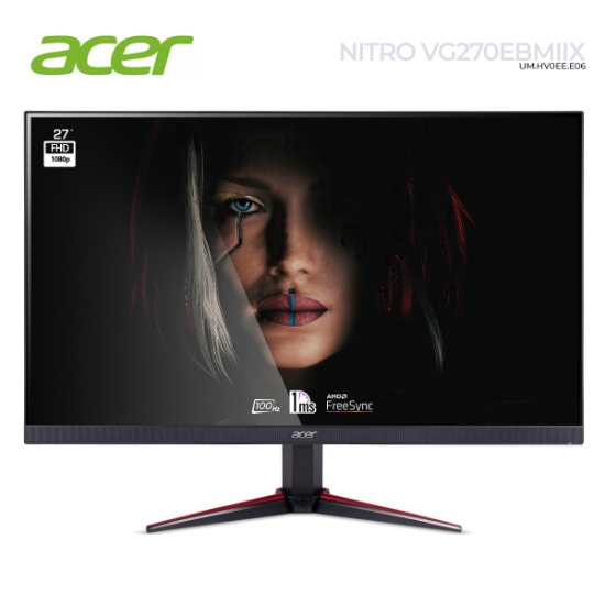 Picture of MONITOR Acer Nitro VG270Ebmiix UM.HV0EE.E06 27" IPS FHD WLED 100Hz 1ms BLACK
