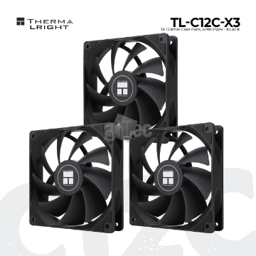Show details for CASE FAN THERMALRIGHT TL-C12C-X3 BLACK 4PIN PWM Picture of CASE FAN THERMALRIGHT TL-C12C-X3 BLACK 4PIN PWM