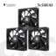 სურათი ქეისის ქულერი THERMALRIGHT TL-C12C-X3 BLACK 4PIN PWM