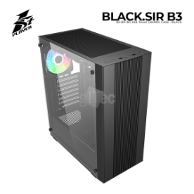Picture of ქეისი 1STPLAYER BLACK.SIR B3 B3-BK-1B1 MIDI TOWER BLACK