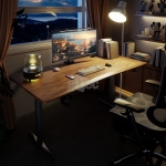 Picture of GAMING DESK 1STPLAYER MOTO-GT 1675 BURLYWOOD