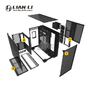 Picture of CASE LIAN LI O11 VISION G99.O11VX.00 MID-TOWER CASE BLACK