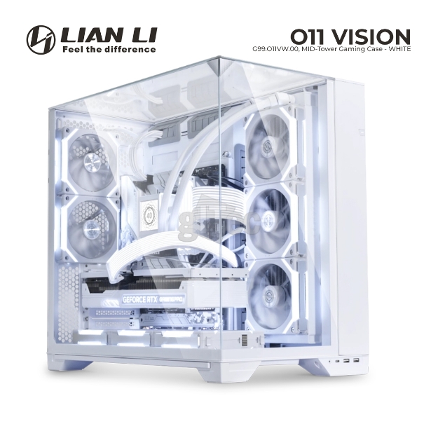 Picture of ქეისი LIAN LI O11 VISION G99.O11VW.00 MID-TOWER CASE WHITE