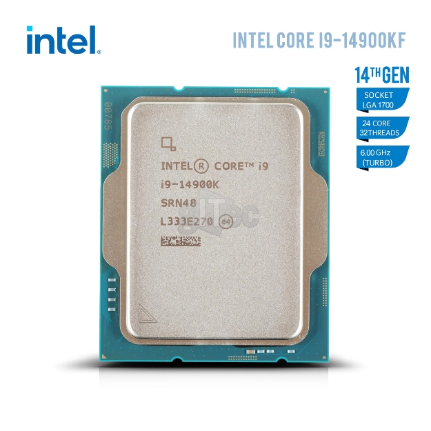Picture of CPU INTEL CORE i9-14900KF 33MB CACHE 6.00GHZ LGA 1700 TRAY