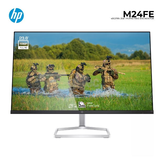 Picture of MONITOR HP M24fe 43G27E9 23.8" IPS FHD WLD 75HZ 5MS Black Silver