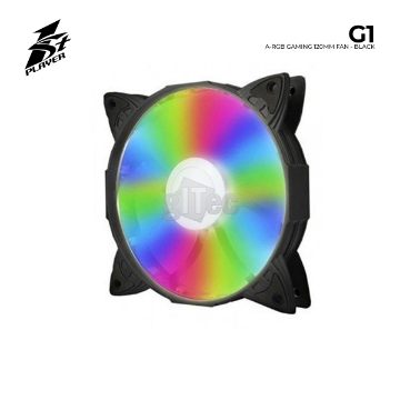 Show details for CASE FAN 1STPLAYER G1 A-RGB BLACK Picture of CASE FAN 1STPLAYER G1 A-RGB BLACK