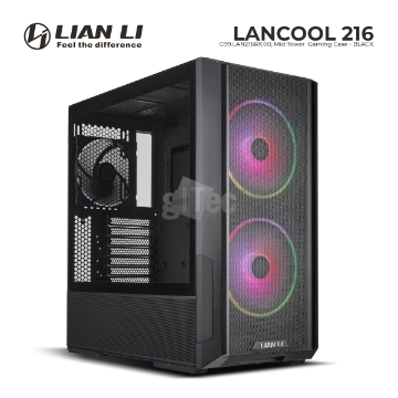Show details for CASE LIAN LI Lancool 216 G99.LAN216RX.00 MID-TOWER BLACK Picture of CASE LIAN LI Lancool 216 G99.LAN216RX.00 MID-TOWER BLACK