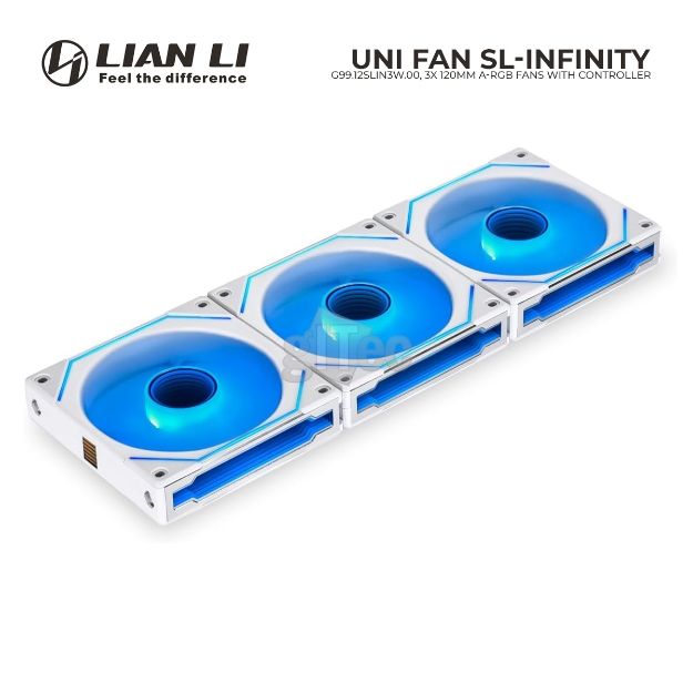 Picture of ქეისის ქულერი Lian Li UNI FAN SL-INFINITY G99.12SLIN3W.00 A-RGB WHITE 
