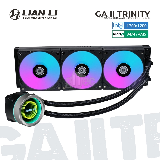 Picture of თხევადი გაგრილების სისტემა Lian Li Galahad II Trinity G89.GA2T36B.00 BLACK