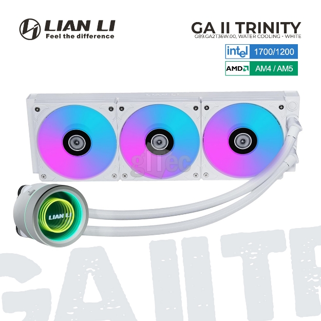 Picture of თხევადი გაგრილების სისტემა Lian Li Galahad II Trinity G89.GA2T36W.00 WHITE