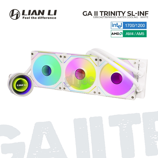 Picture of თხევადი გაგრილების სისტემა LIAN LI Galahad II Trinity SL-INF G89.GA2T36INW.00 WHITE