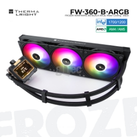 Picture of თხევადი გაგრილების სისტემა THERMALRIGHT WARFRAME 360 BLACK ARGB FW-360-B-ARGB
