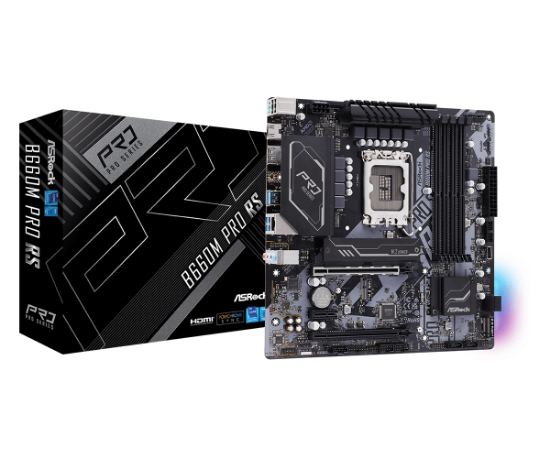 Picture of MOTHERBOARD ASRock B660M PRO RS (B660M_PRO_RS) LGA 1700