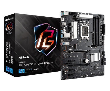 Show details for MOTHERBOARD ASRock Z690 PHANTOM GAMING 4 (Z690_PHANTOM_GAMING_4) LGA 1700 Picture of MOTHERBOARD ASRock Z690 PHANTOM GAMING 4 (Z690_PHANTOM_GAMING_4) LGA 1700