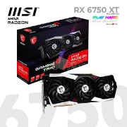 Picture of VIDEO CARD MSI RX 6750 XT GAMING X TRIO 12G 912-V399-001 16GB 128-bit GDDR6