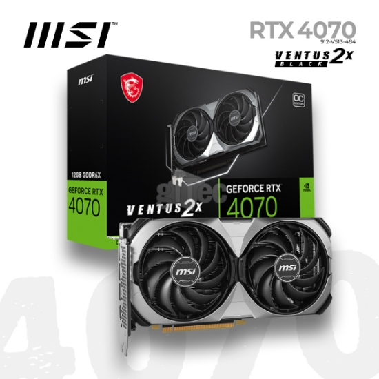 gITec Online Shop -MSI RTX™ 4070 VENTUS 2X E 12G OC 912-V513-484