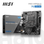Picture of MOTHERBOARD MSI PRO H610M-E DDR4 911-7D48-044 LGA1700 DDR5