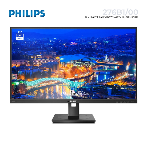 Picture of MONITOR Philips 276B1/00 27" IPS 2K QHD 75Hz 4MS Black