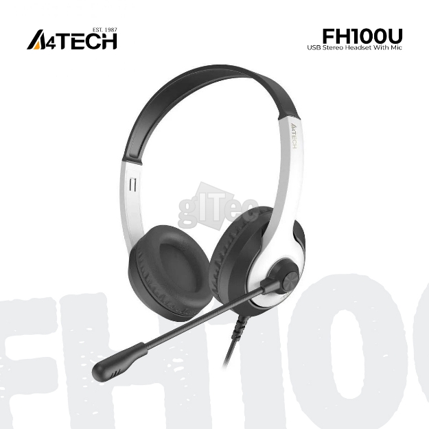 Picture of ყურსასმენი A4tech Fstyler FH100U USB Stereo Headset With Mic Panda