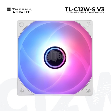 Show details for CASE FAN THERMALRIGHT TL-C12W-S V3 A-RGB PWM WHITE Picture of CASE FAN THERMALRIGHT TL-C12W-S V3 A-RGB PWM WHITE