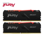 Picture of MEMORY Kingston FURY Beast RGB KF436C17BBAK2/16 DDR4 3600MHz