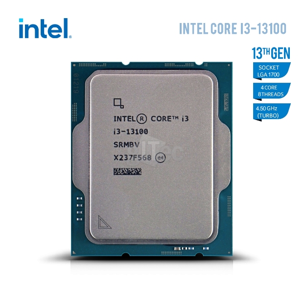 Picture of CPU INTEL CORE i3-13100 12MB CACHE 4.5GHZ TRAY