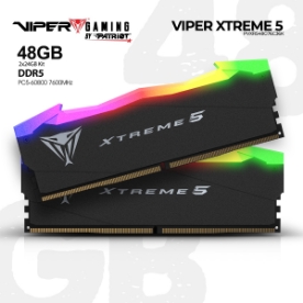 Picture of MEMORY Patriot Viper Xtreme 5 PVXR548G76C36K RGB DDR5 48GB 7600MHz