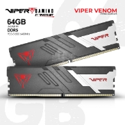 Picture of MEMORY PATRIOT VIPER VENOM PVV564G640C32K DDR5 64GB 6400 Mhz