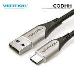 Picture of TYPE-C CABLE VENTION CODHH 2M USB2.0 3A BLACK