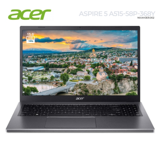 Picture of NOTEBOOK Aspire 5 A515-58P-368Y NX.KHJER.002 15.6" FHD WLED i3-1315U 8GB LPDDR5 512GB M.2  Steel Gray