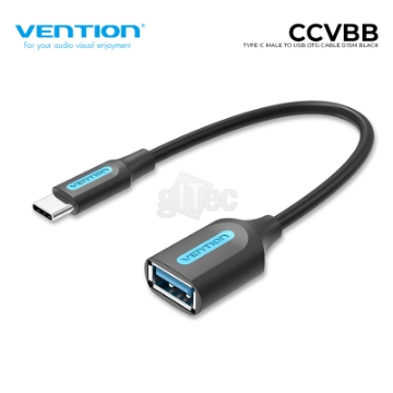 Show details for TYPE-C TO USB ADAPTER VENTION CCVBB 0.15M Black Picture of TYPE-C TO USB ADAPTER VENTION CCVBB 0.15M Black