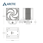 Picture of პროცესორის ქულერი Arctic Freezer 36 A-RGB ACFRE00124A BLACK