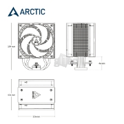 Picture of Processor Cooler ARCTIC Freezer 36 A-RGB ACFRE00125A WHITE